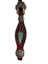 Hand Tooled Brow Band Headstall