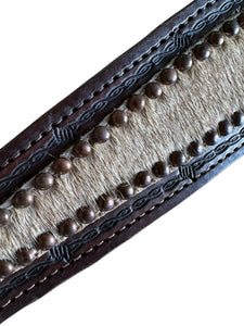 Hair on Hide Breast Collar