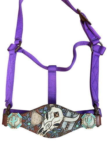 Hand Tooled Bronc Style Halter